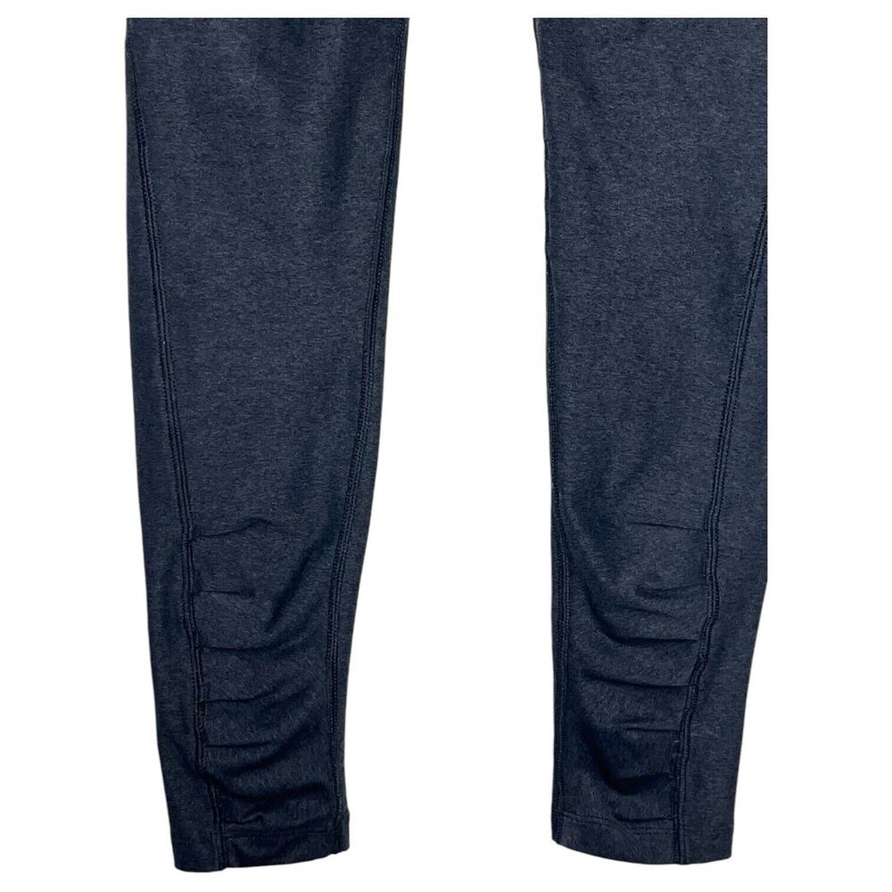 The North Face Leggings Womens S Ankle Pants Logo Stretch Pull On Yoga Gray - Picture 9 of 11